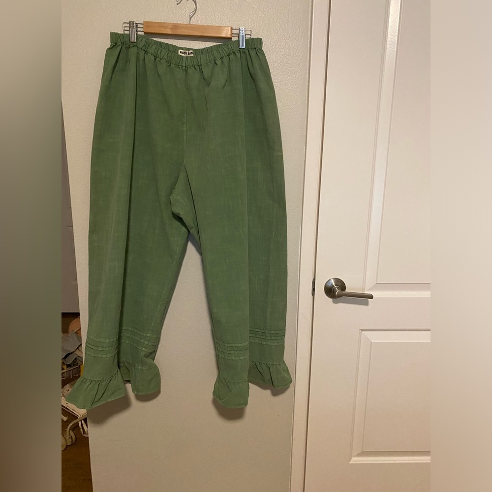 Green bean pillowcase pant xxl